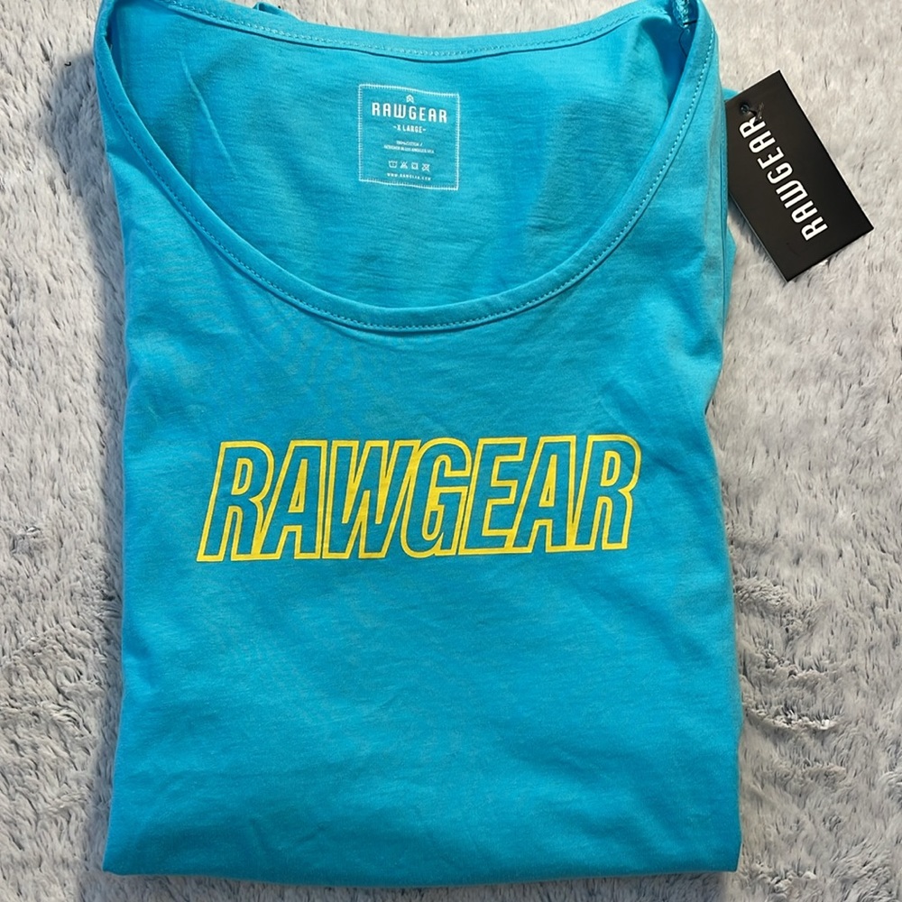 ⭐️NWT RAWGEAR mens workout tank SZ XL